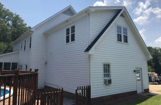 After Vinyl Siding House Washing Jackson Township Ohio